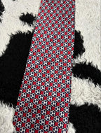 Red Football Tie