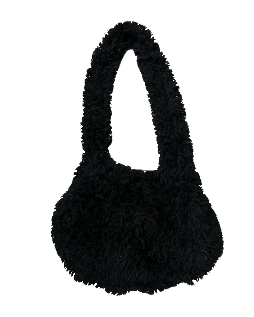 Black Fur Bag
