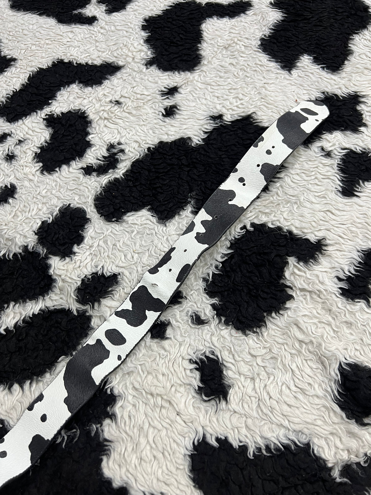 Cow Print Belt