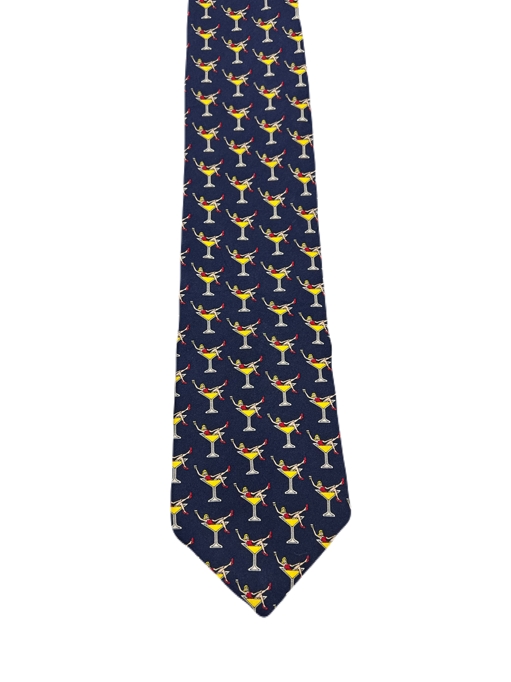 Girl in Martini Glass Tie
