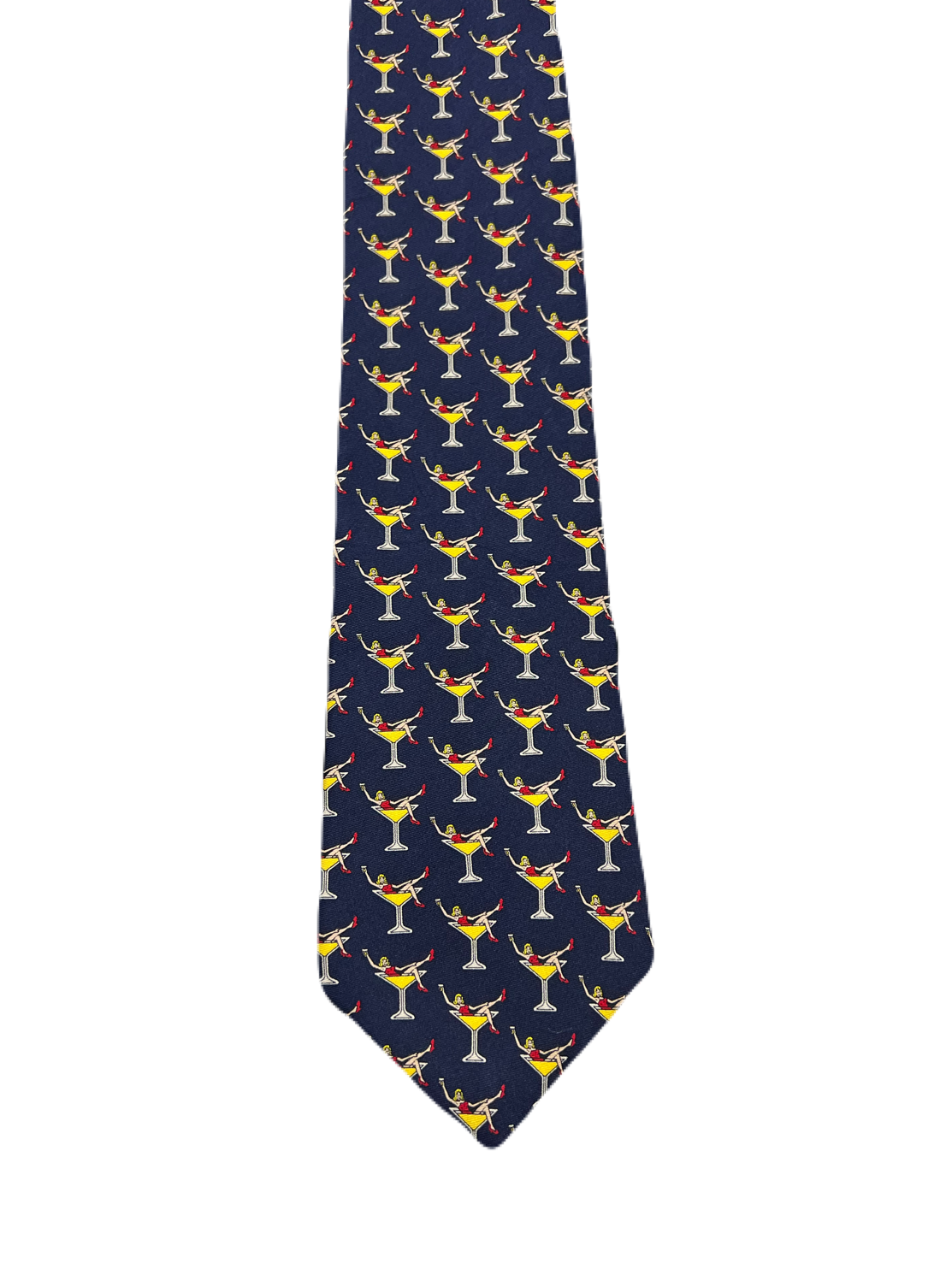 Girl in Martini Glass Tie