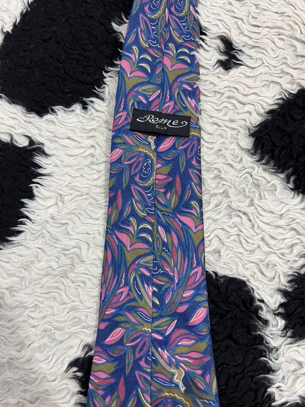 Rome Pink & Blue Tie