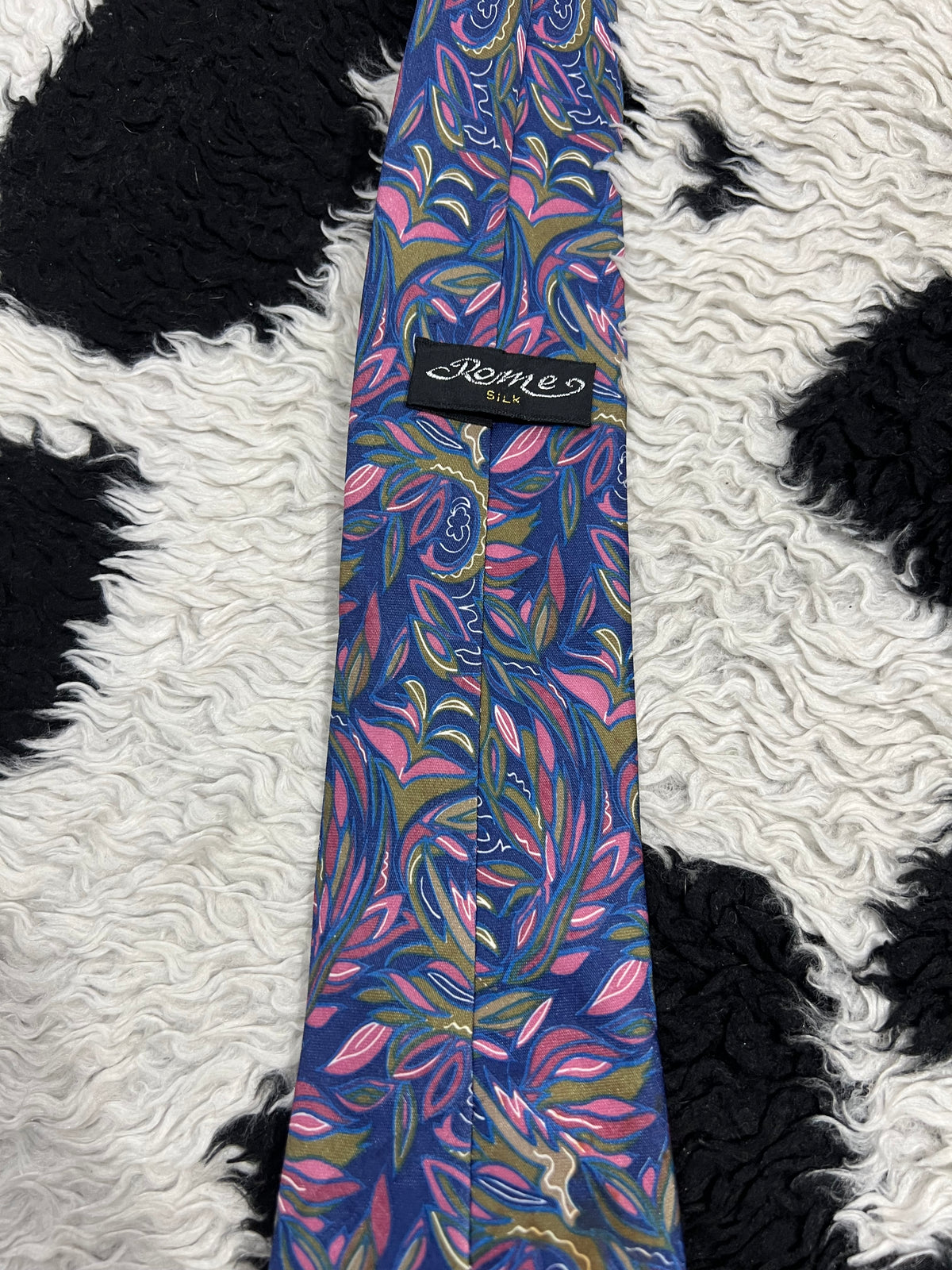 Rome Pink & Blue Tie