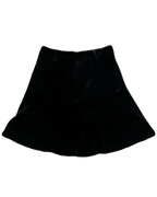 Black Velvet Skirt
