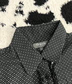 TM Lewins Black Dotted Women's Buttonup