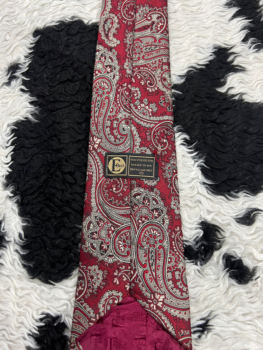 Red Paisley Tie