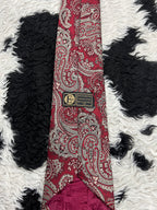 Red Paisley Tie