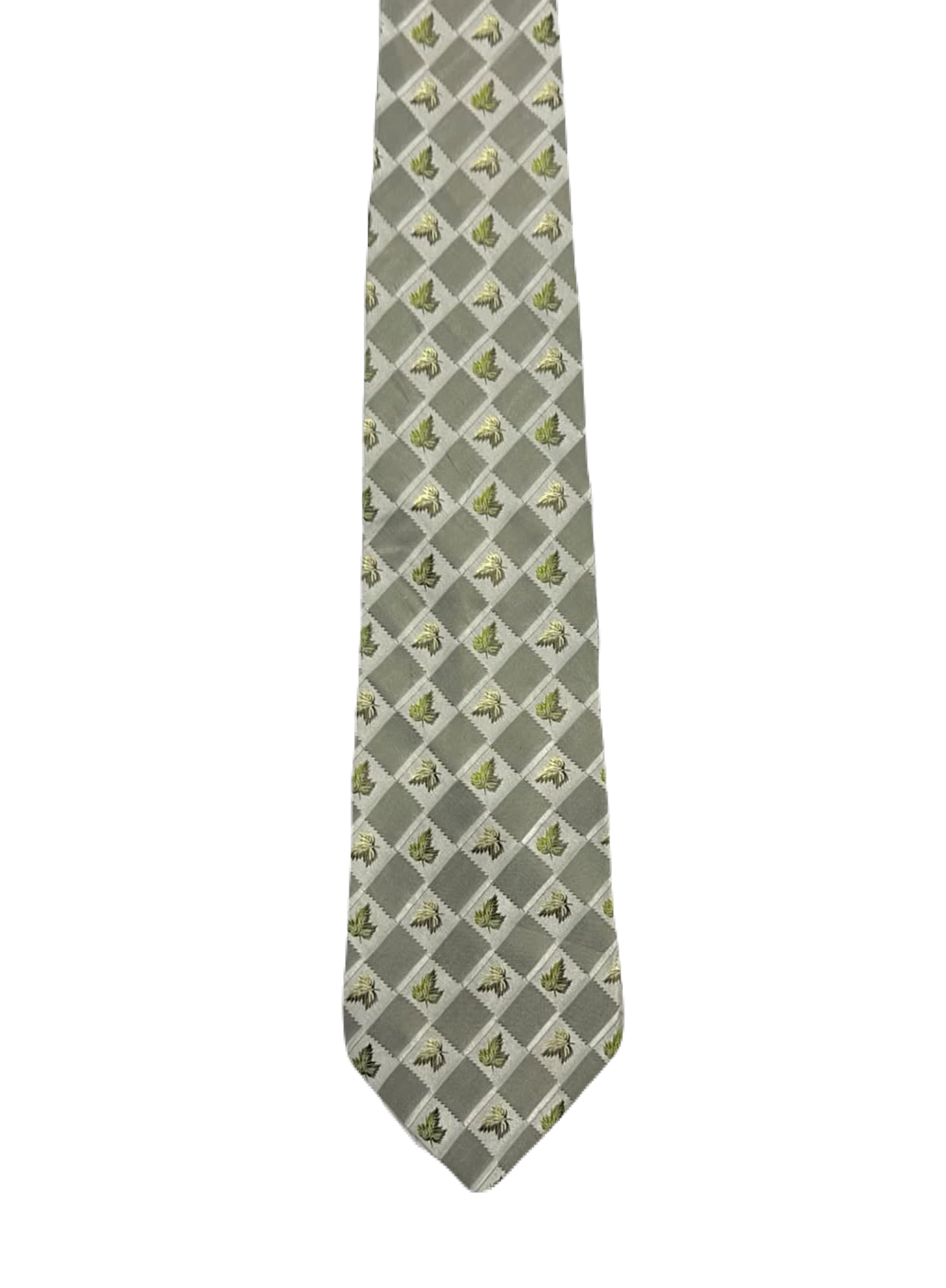 Roberto Green Leaves Tie