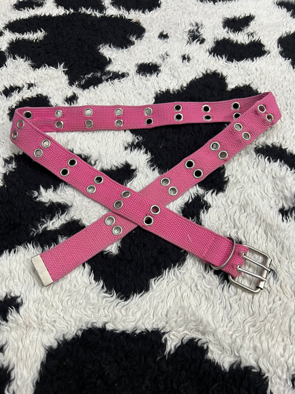 Pink Double Hole Belt