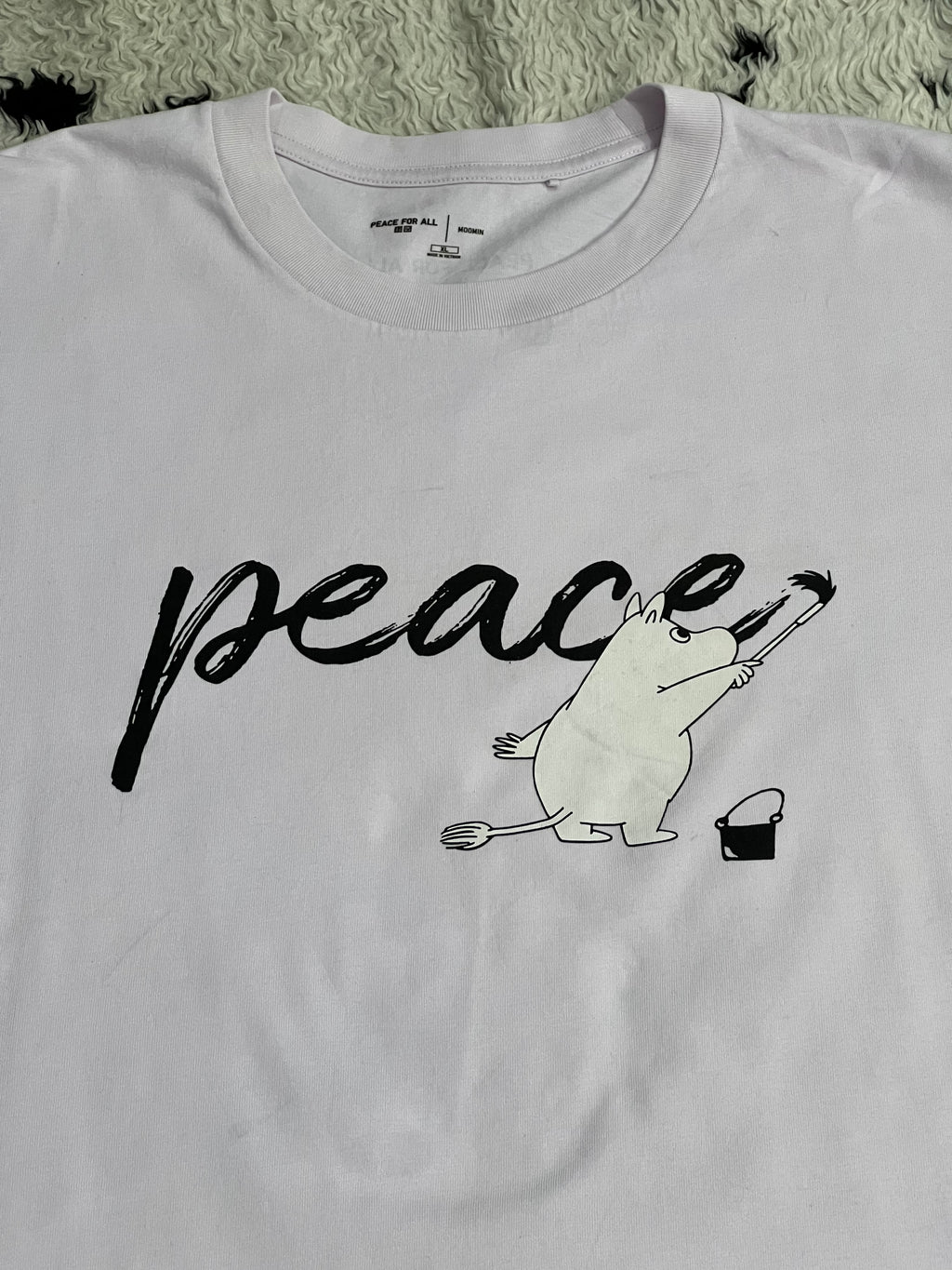 Moomin "Peace for All" Tee (Large - Extra Large)