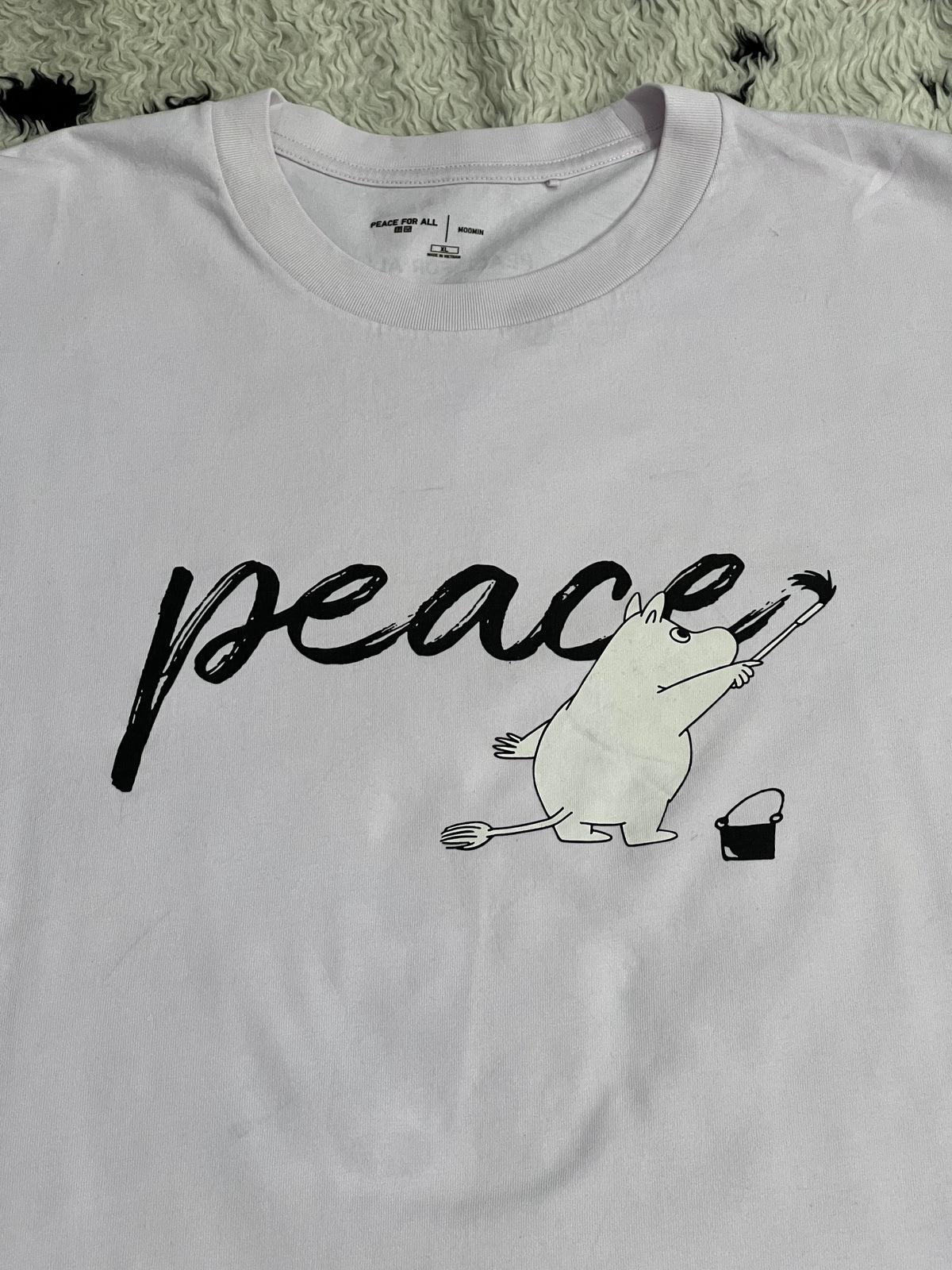 Moomin "Peace for All" Tee (Large - Extra Large)