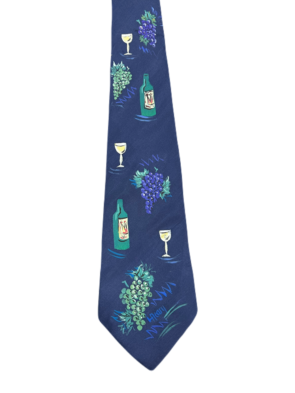 Winery & Grapes Tie
