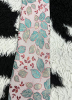 Rinaldo Pink Leaves Tie