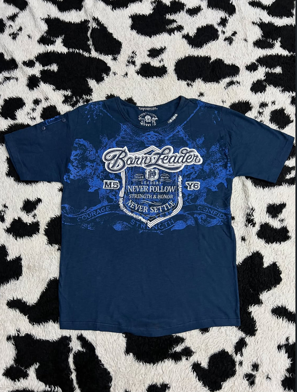 y2k Detailed Born Leader Tee (Large)