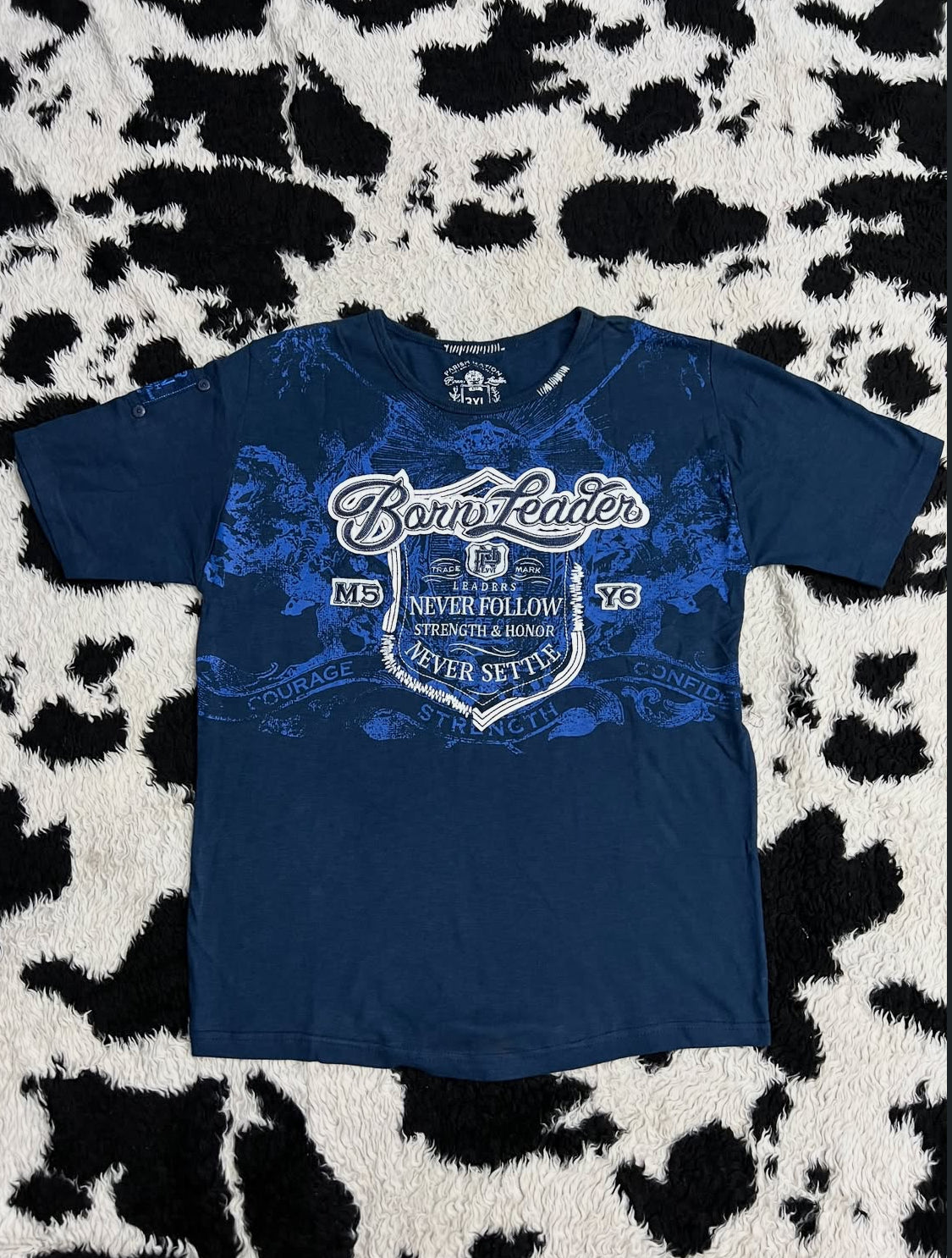 y2k Detailed Born Leader Tee (Large)