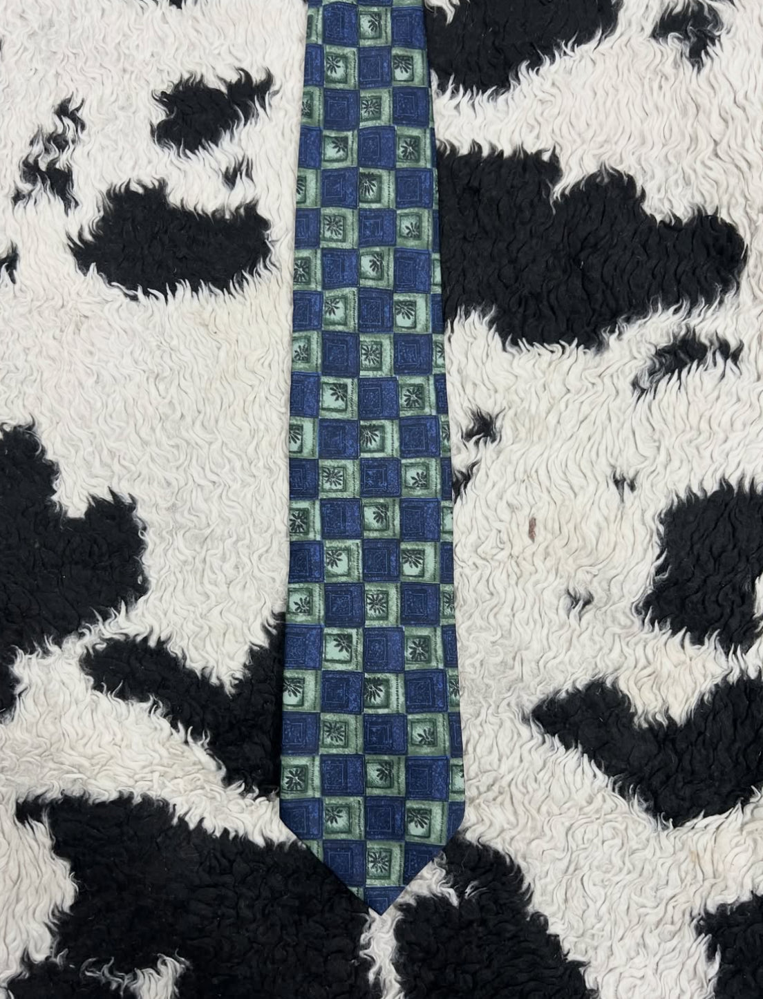 Marks & Spencer Blue and Green Tie