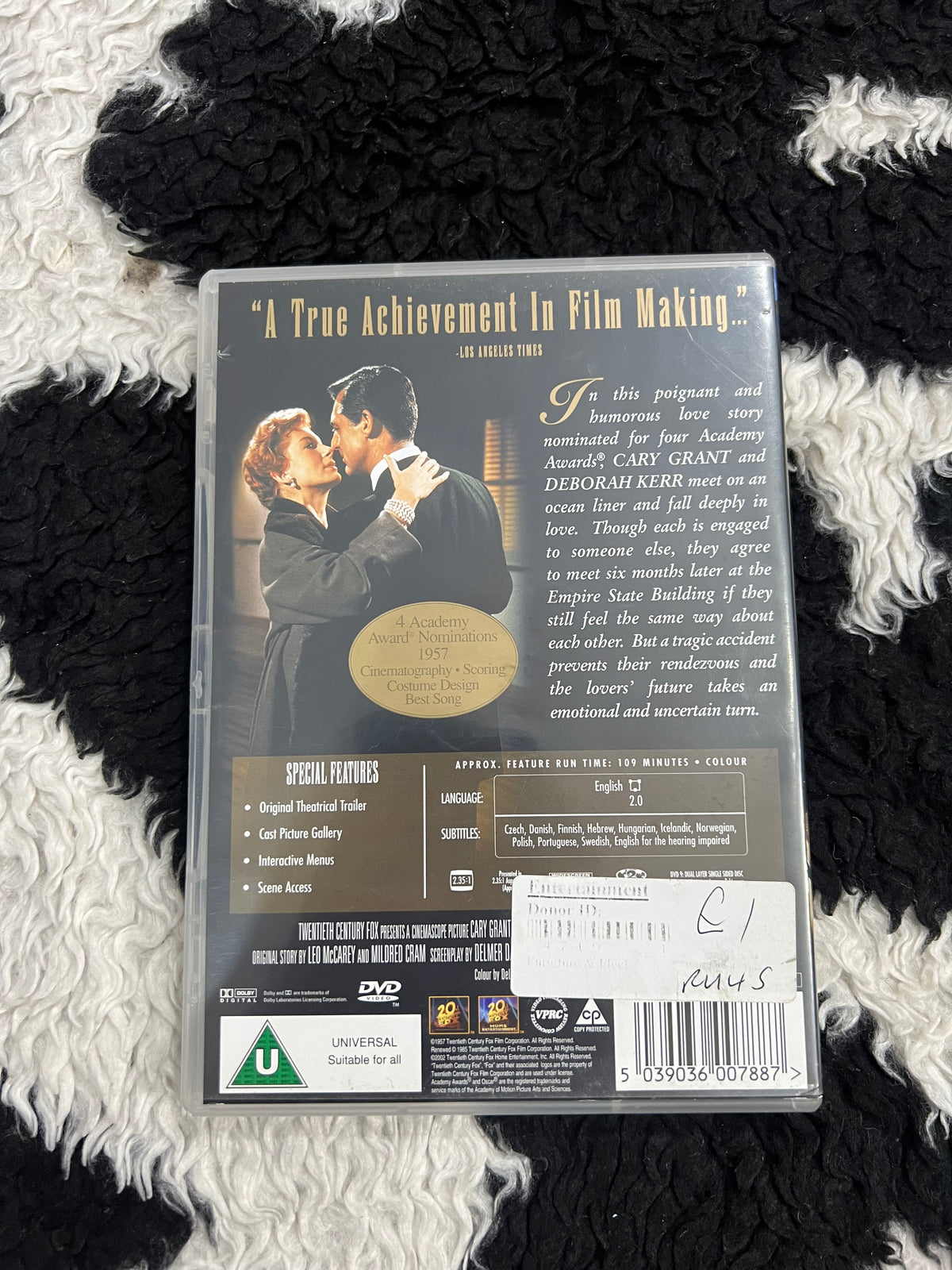 An Affair To Remember DVD