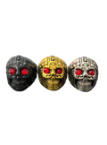 Red-Eyed Voodoo Skull Chunky Ring
