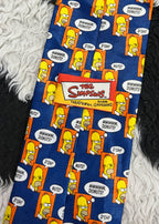 Vintage 1999 Homer Simpson "Mmm Donuts!" Tie
