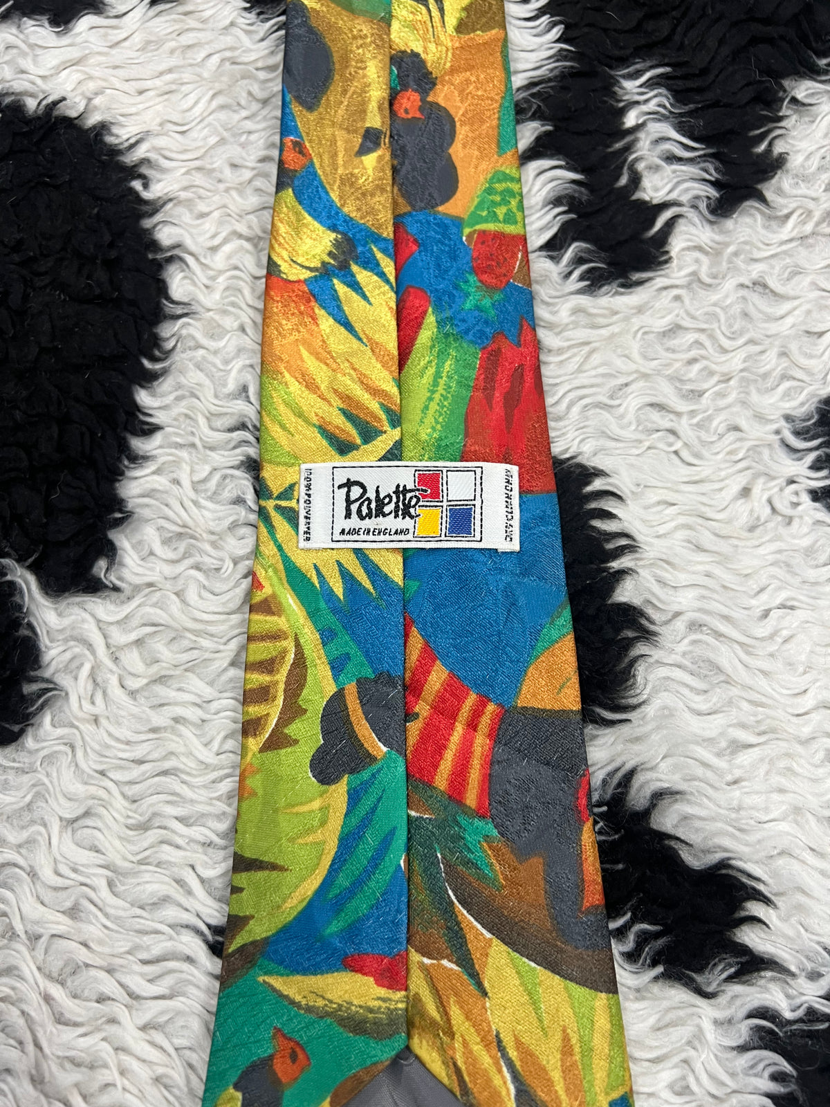 Palette Vibrant Abstract Tie