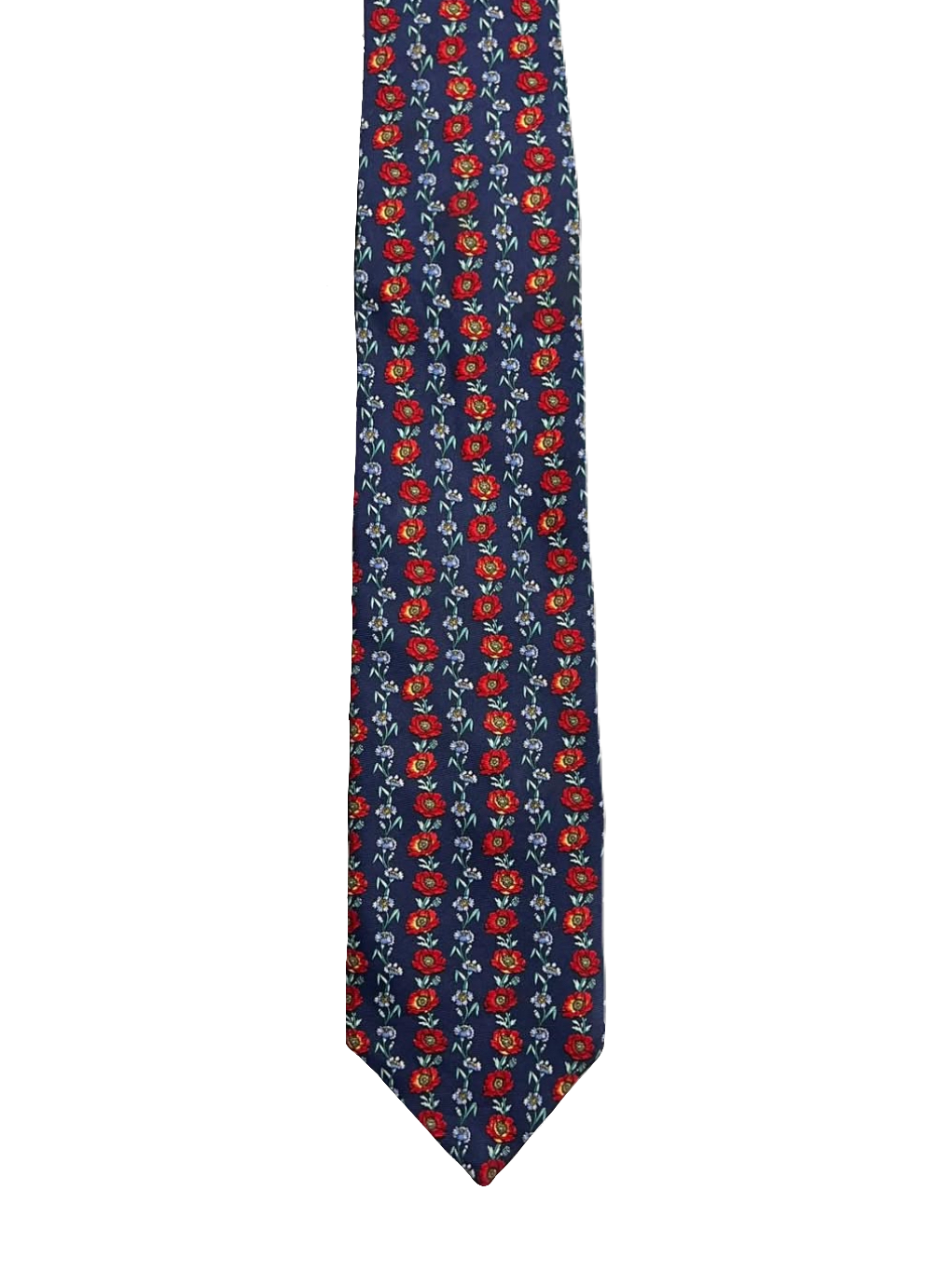 Tie Rack Red Flowers Tie