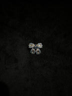 Bedazzled Bow Metal Pin