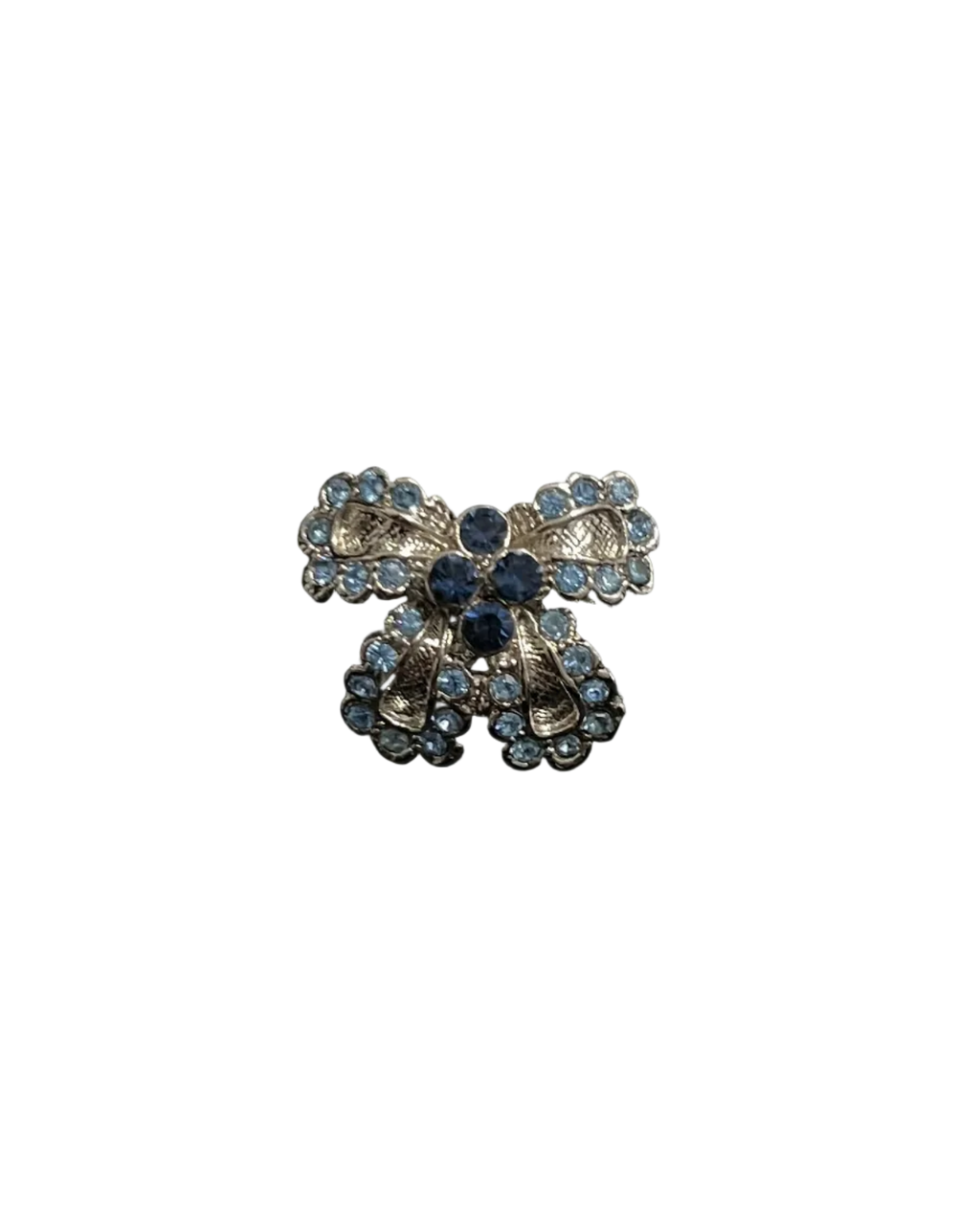 Bedazzled Bow Metal Pin