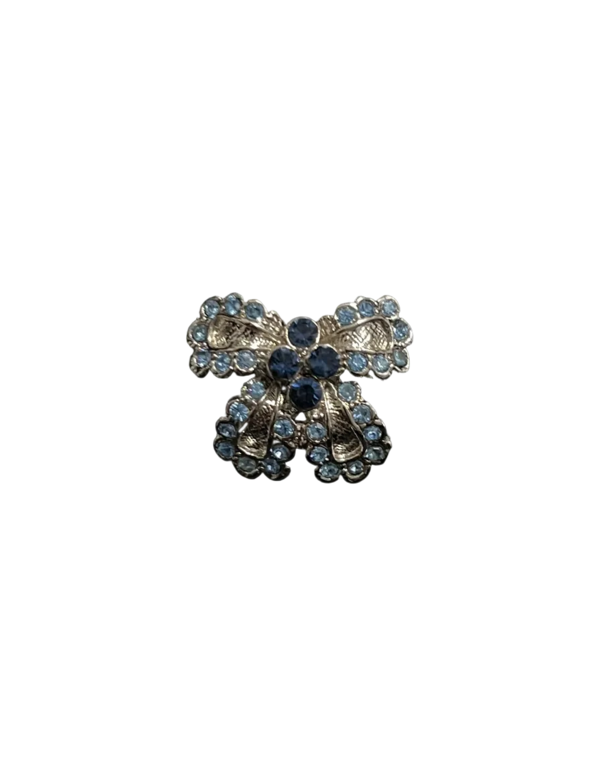 Bedazzled Bow Metal Pin