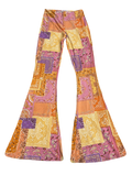 Pink & Orange Paisley Patchwork Bellbottoms (Small)