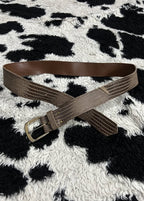 Carved Brown Belt