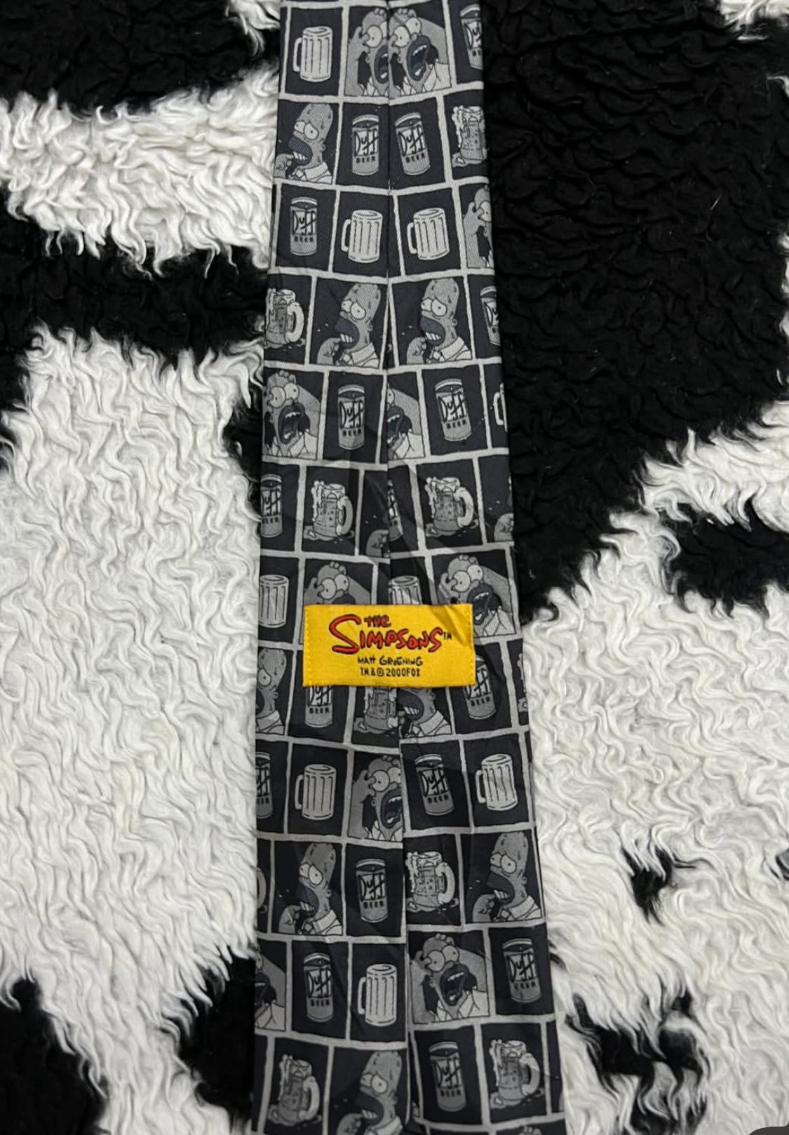 "Beer, now there's a temporary solution" Simpsons Tie