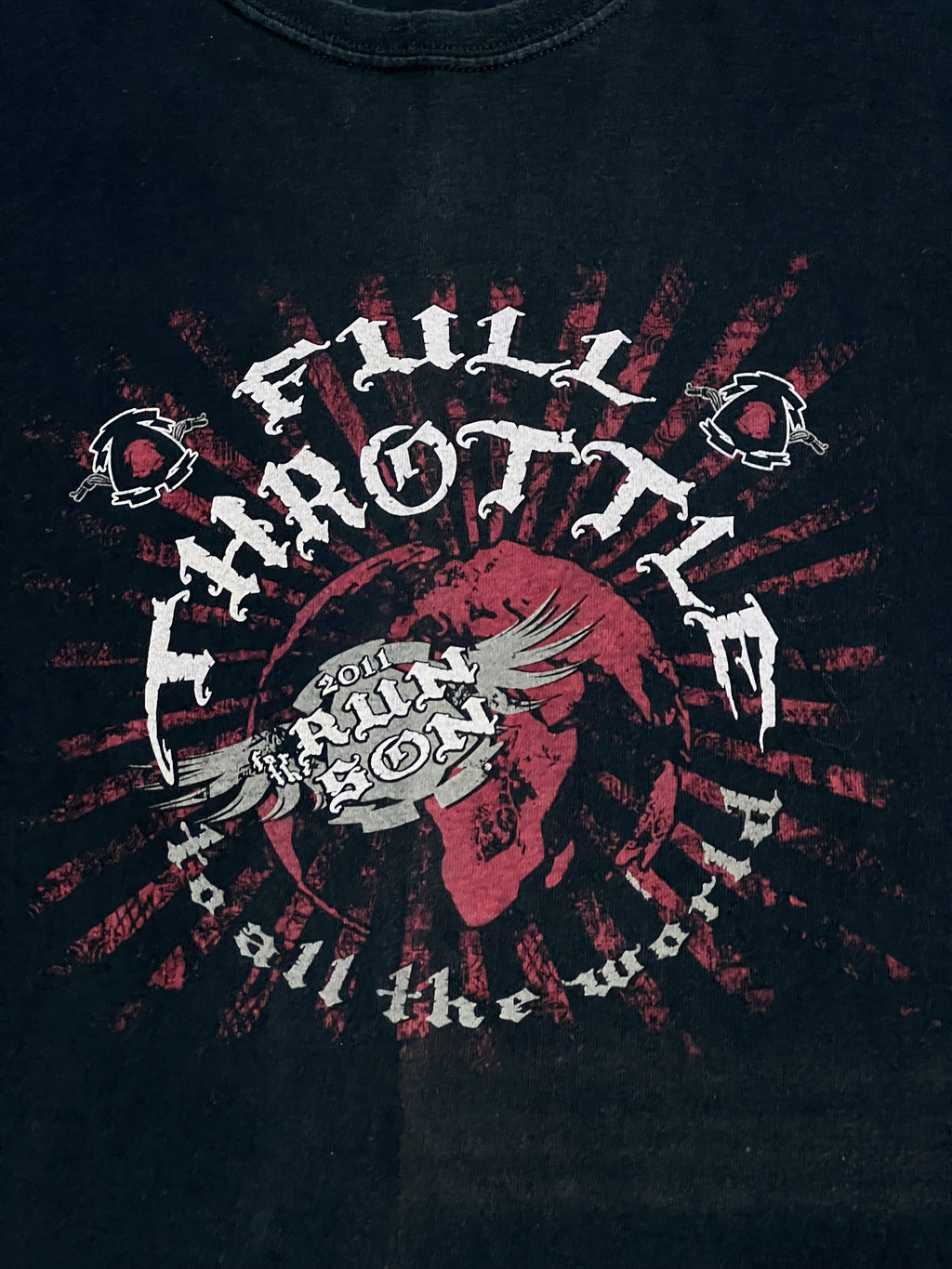 Full Throttle to the World Tee (Medium)