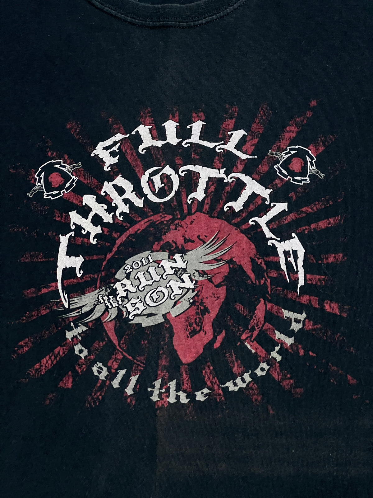 Full Throttle to the World Tee (Medium)