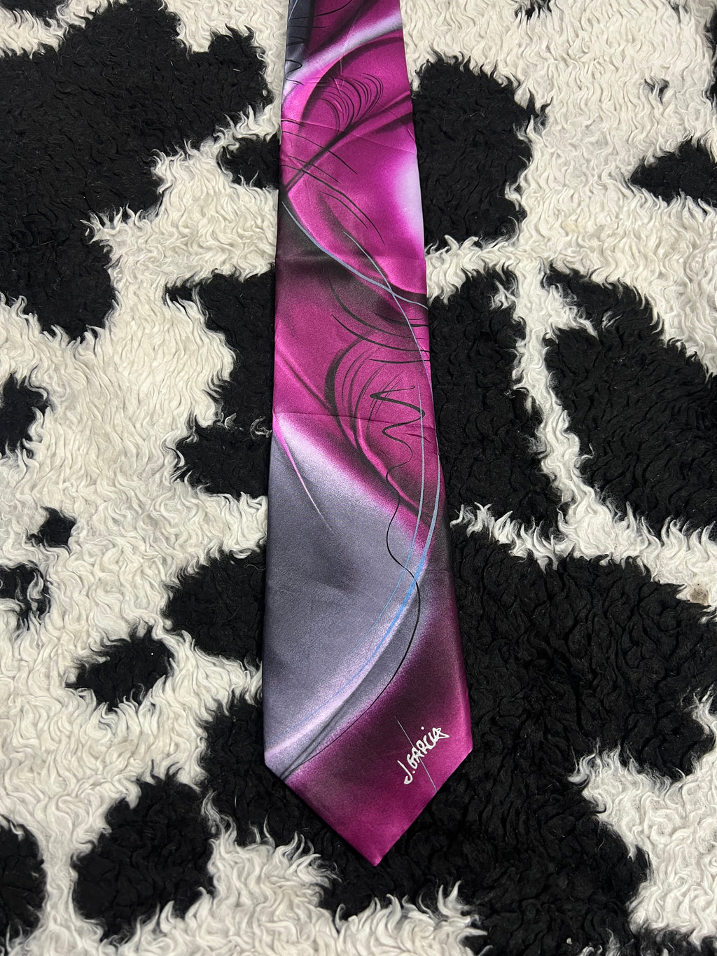 J. Garcia Landscape Abstract Tie