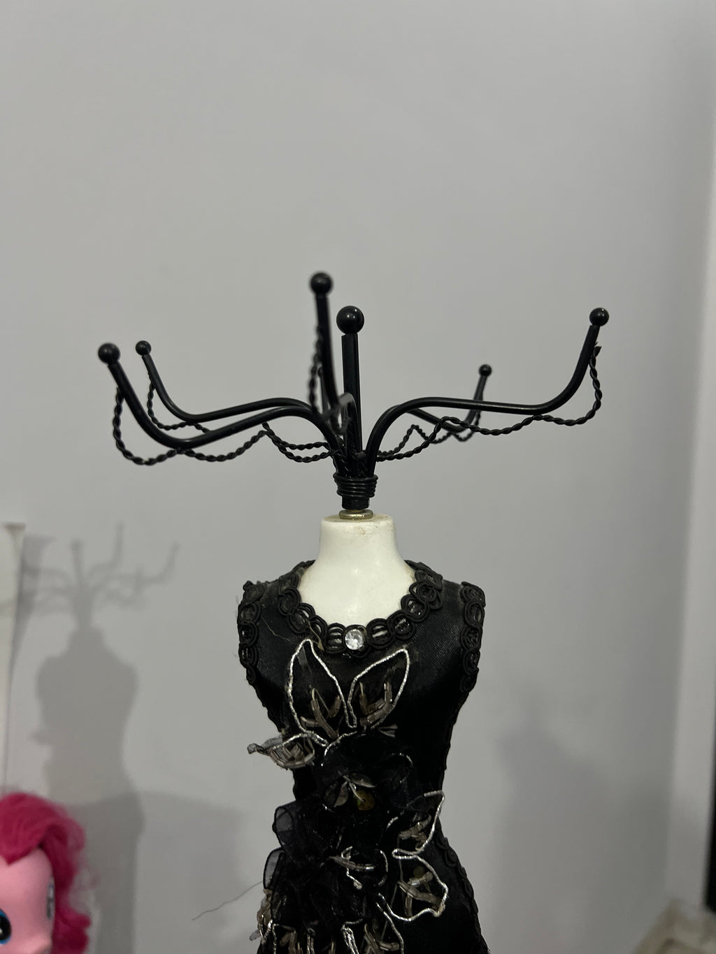 Black Jewelry Dress Mannequin