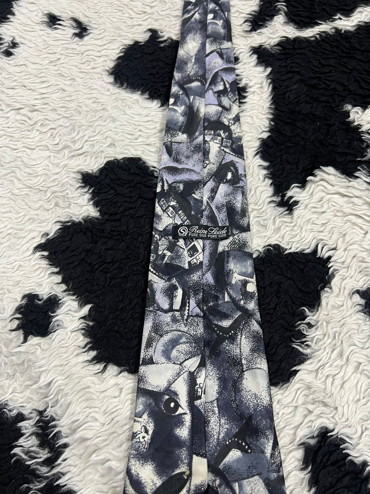 Reine Seide Painting Farm Tie
