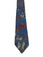 New World Blue Floral Embroidered Tie
