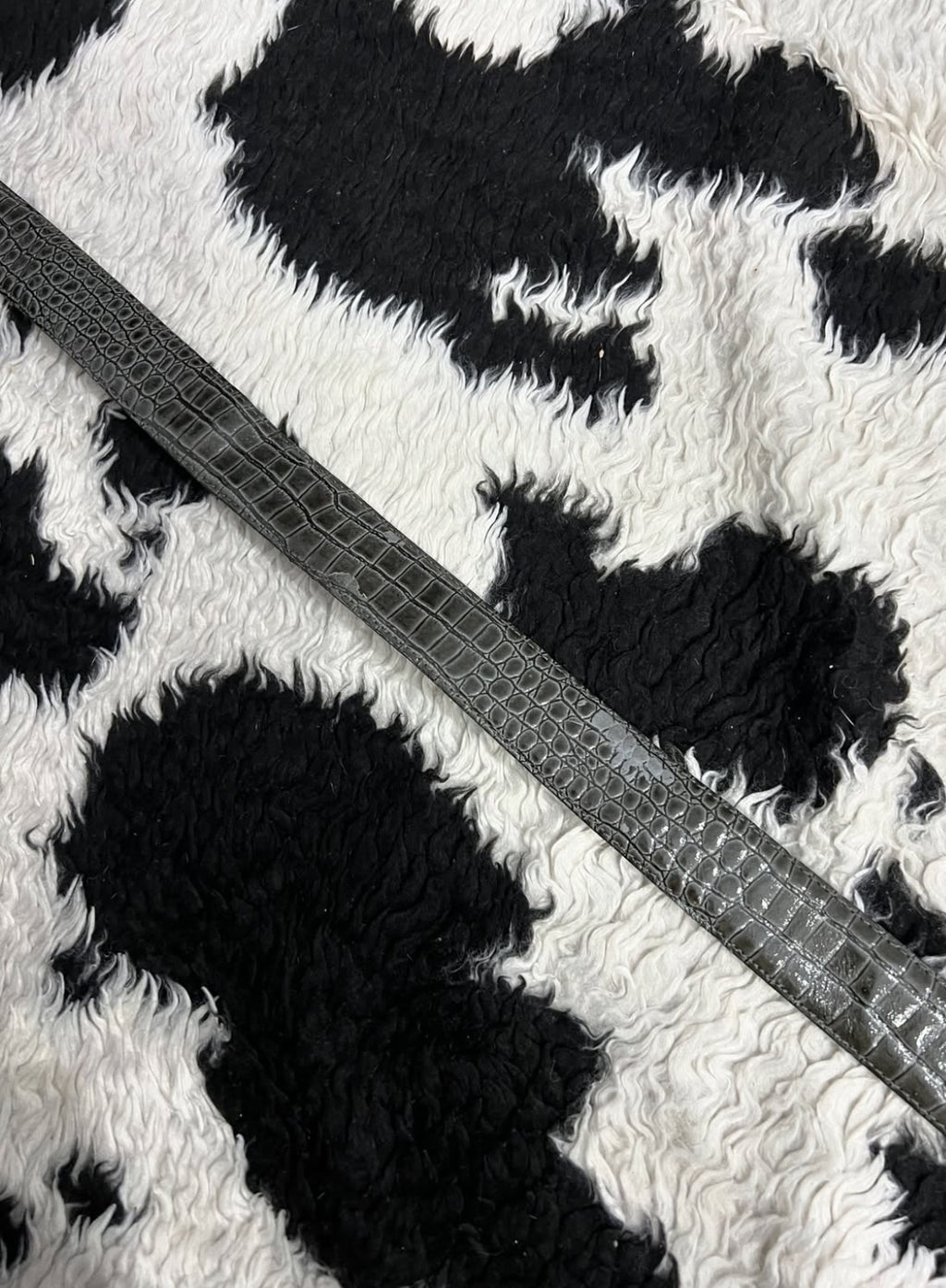 Grey Scaled Narrow Belt