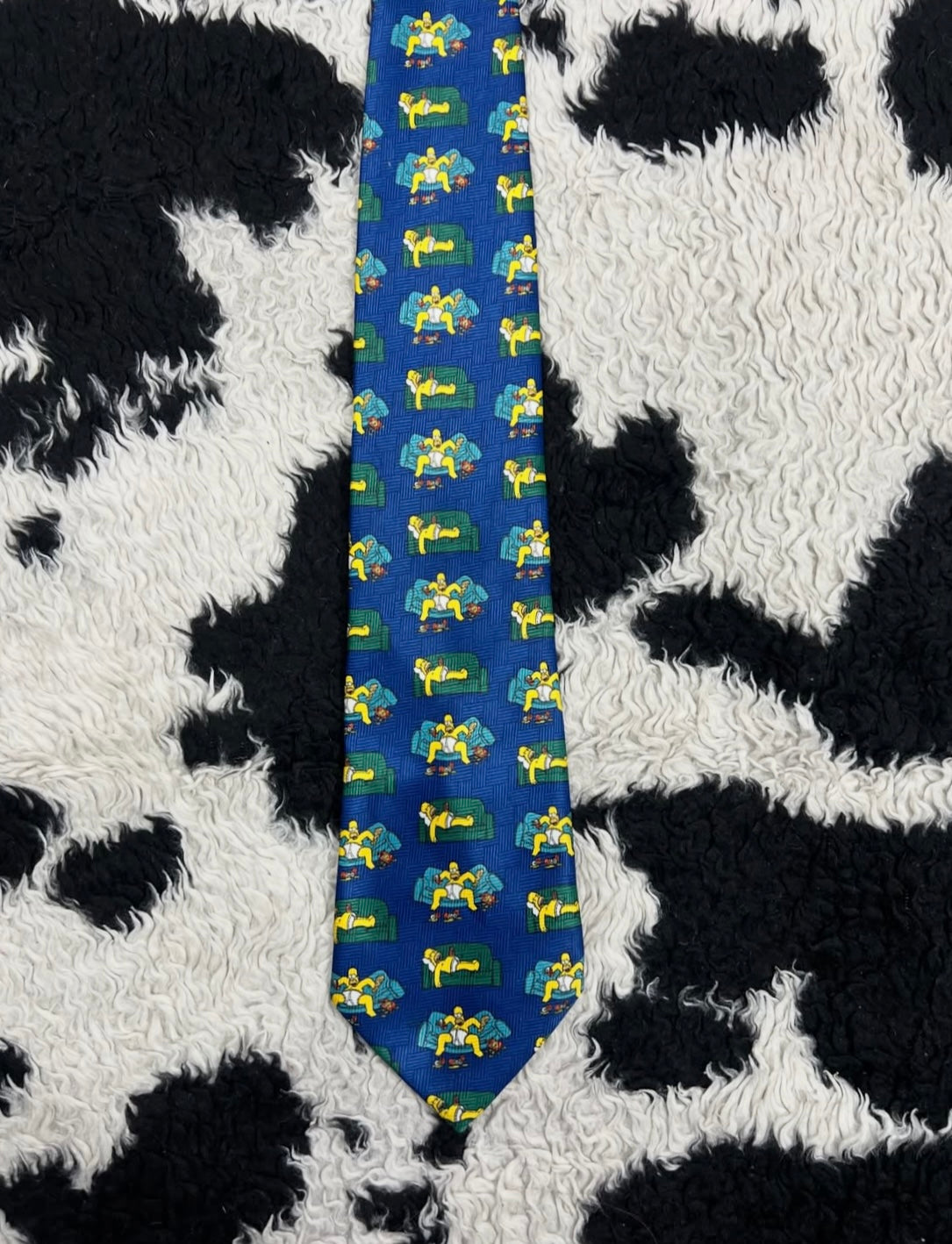 Vintage 2000 Homer Simpson Couch Tie