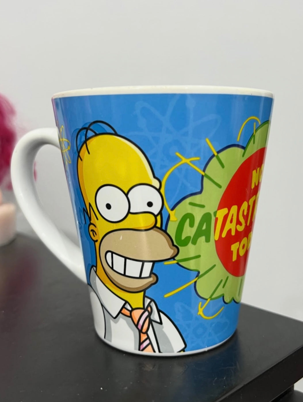 Homer Simpson "No Catastrophe Today" Mug