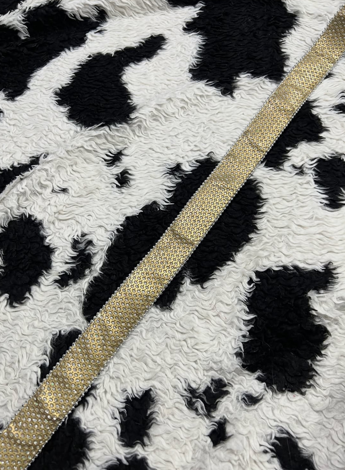 Golden Glitter Belt