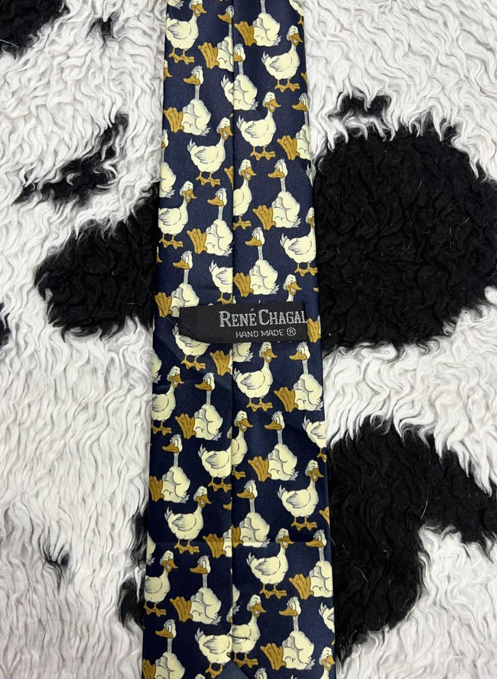 Vintage Rene Chagal Goose Tie