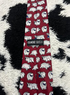 Diamond Silks Hippo Tie