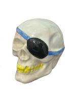 Pirate Skull Ceramic Coin Collector