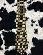 Brown Geometric Tie
