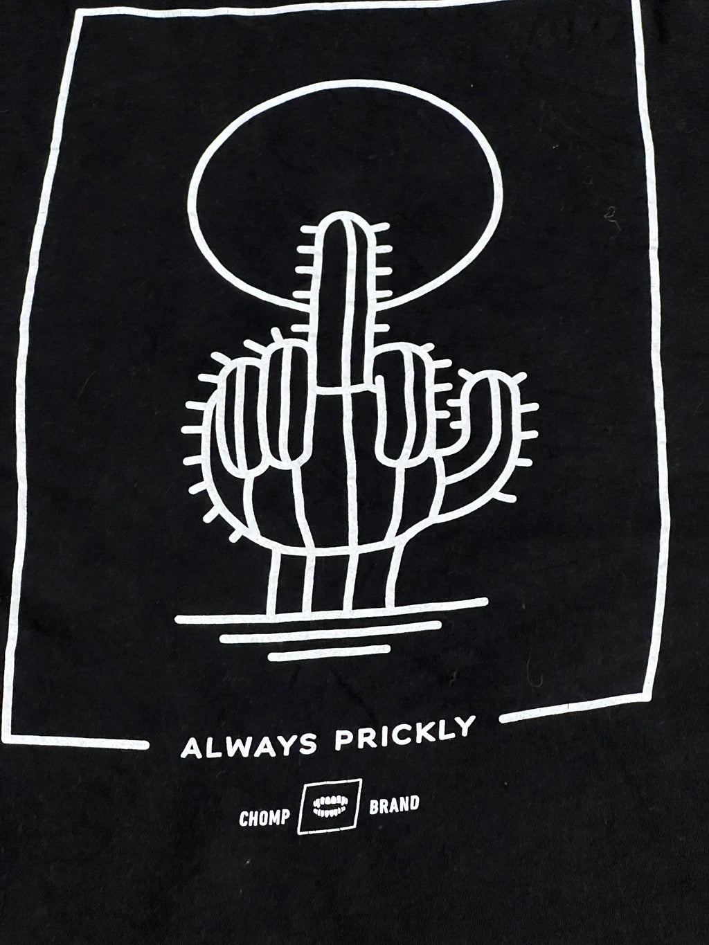 CHOMP Cactus Middle Finger Tee (Medium)