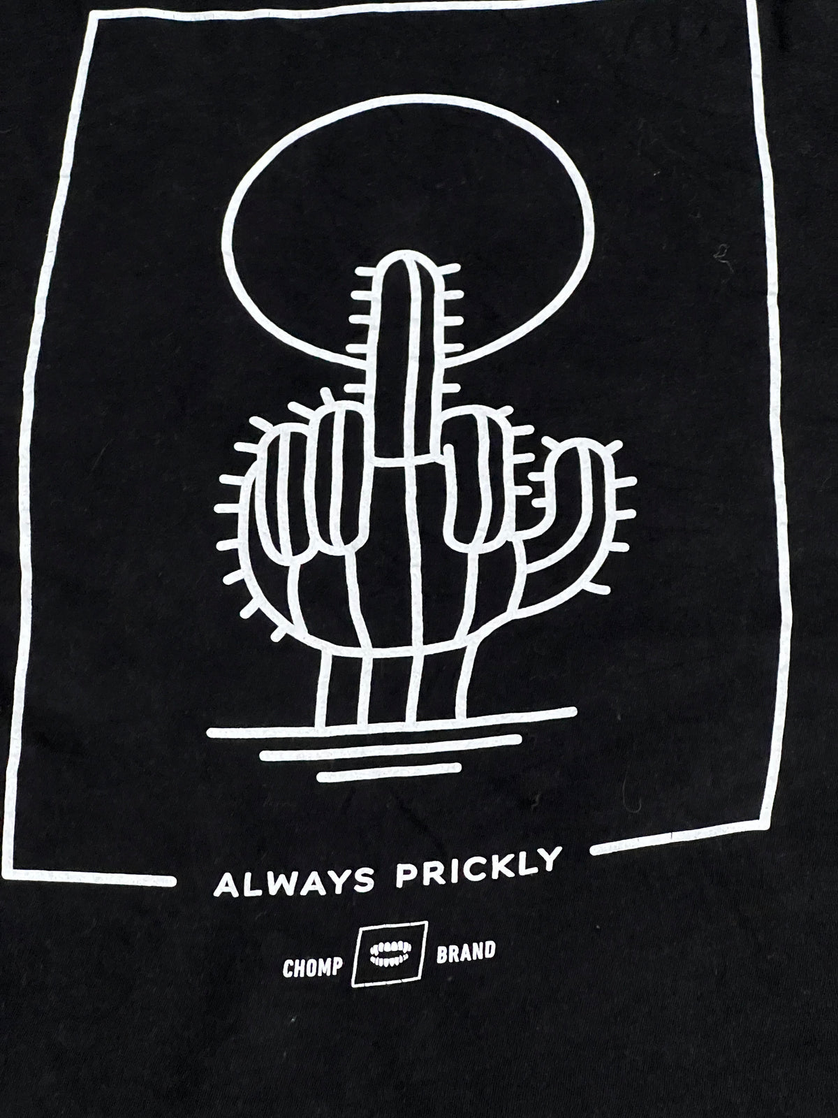 CHOMP Cactus Middle Finger Tee (Medium)