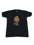LOST INTERNATIONAL Skull Sunflowers Tee (Medium - Large)
