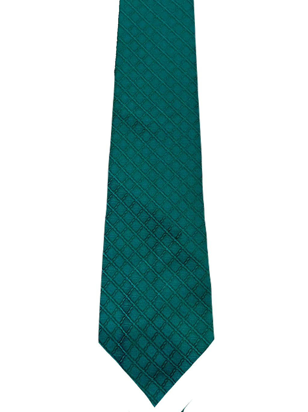 Green Embroidered Tie