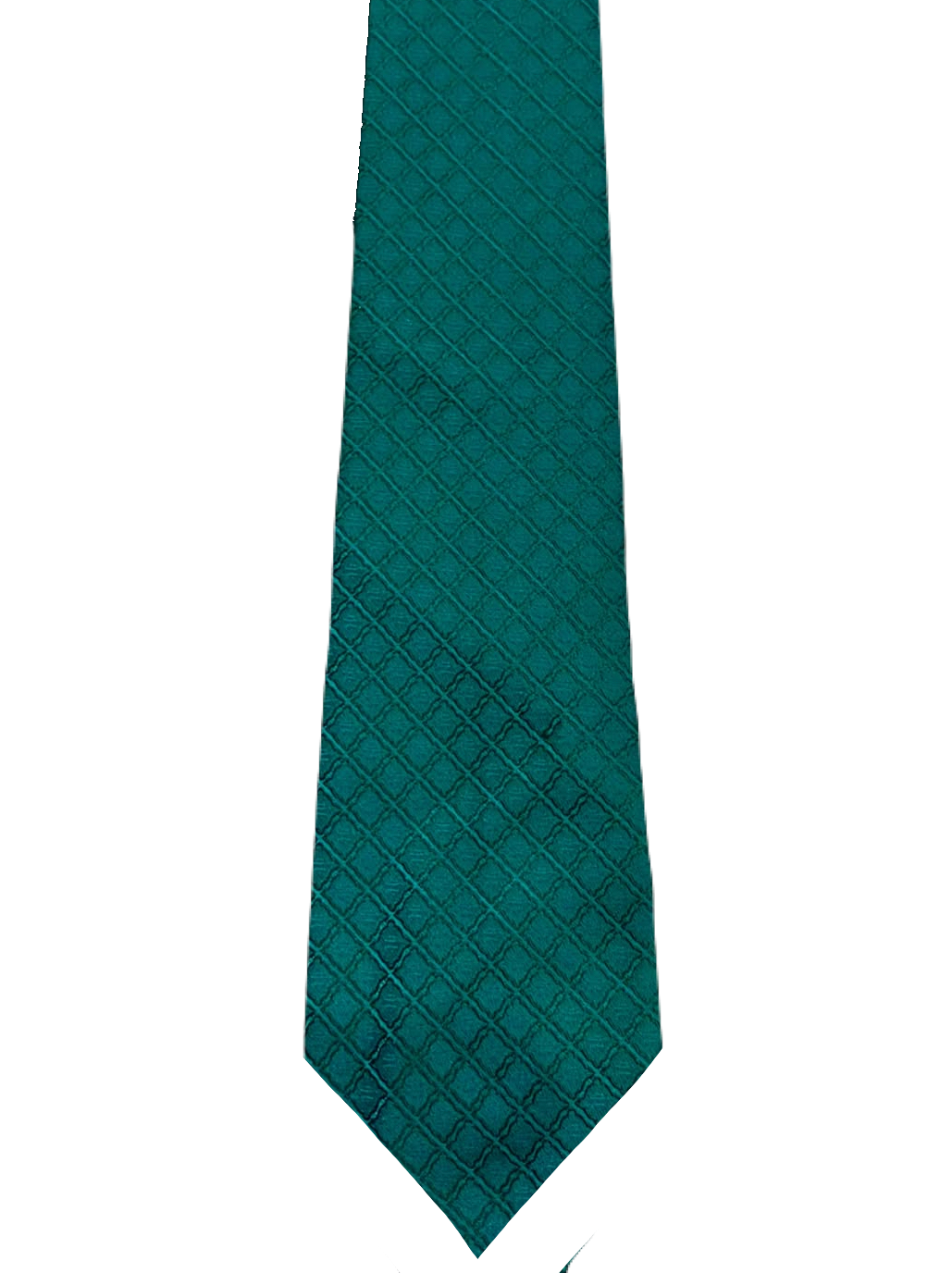 Green Embroidered Tie